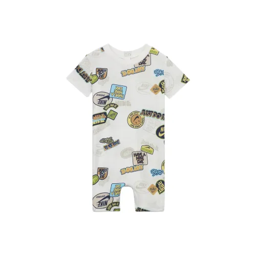 nike Sportswear Малыш 12 24м С принтом Т-ромпер Комбинезон Малыш Белый