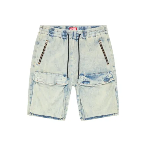 DIESEL Джинсовые шорты Женские Светло-синие