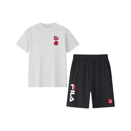 FILA KIDS x Tim Lahan Повседневная спортивная одежда Комплекты Стандартный белый Подростки
