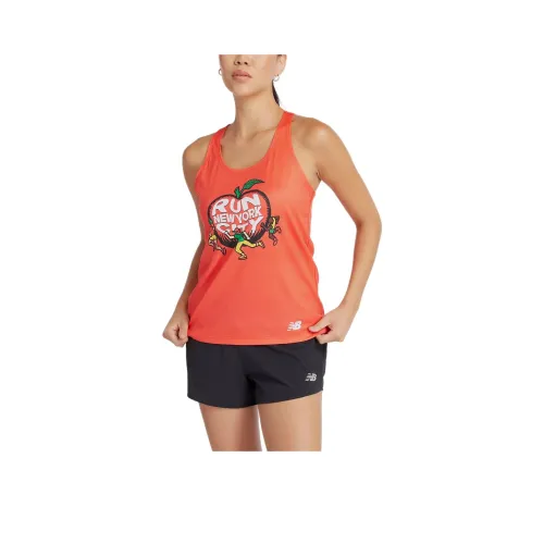 New Balance NYRR Boroughs Singlet Sport Жилеты Женские Пламя Цвет
