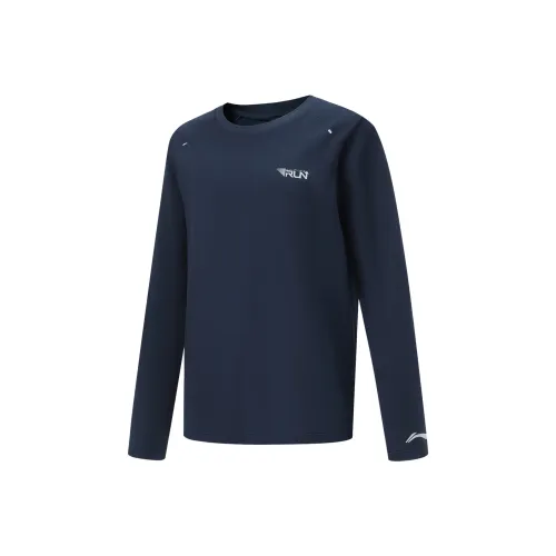 LINING YOUNG Sports Life Collection Футболка Темно-Морской Синий Детская