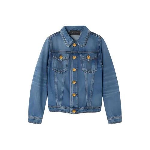 VERSACE Джинсовая куртка синего цвета для детей