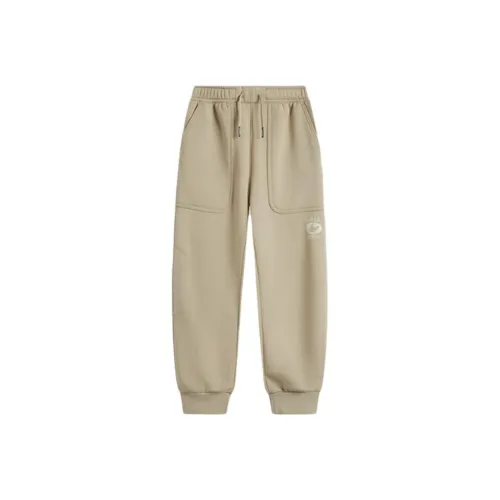 Подростки LINING YOUNG Вязаные Тренировочные Штаны Sports Life Collection Хаки