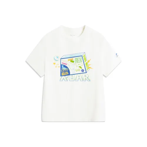 LINING YOUNG x DISHINIWANJUZONGDONGYUAN LIANMINGKUAN Sports Life Collection T-Shirt SS25 Айвори Baby