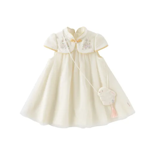 DAVE BELLA Платье Floral Beauty Collection Бежевый Children Возраст 3-7 лет