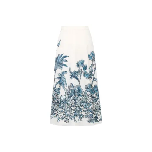 DIOR DIORIVIERA FW25 Повседневный Длинный Юбка Женские Многоцветный