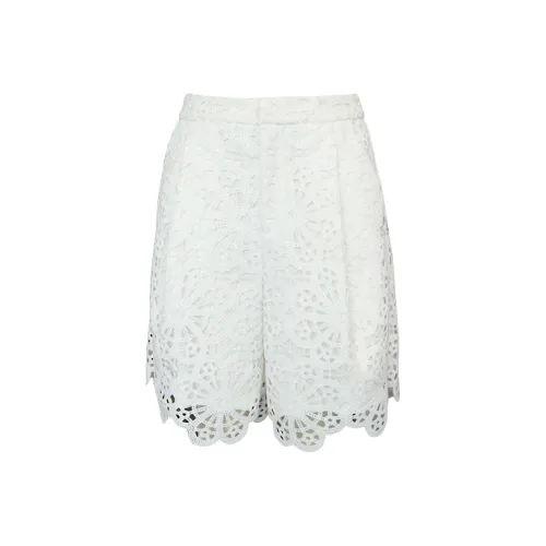 SIQIZ Белые Женские Повседневные Шорты