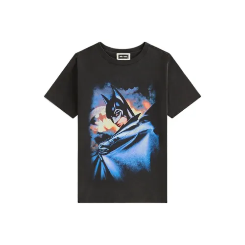 KITH x Batman T-рубашка FW24 FOREVER Герой Черный для детей 3-7 лет