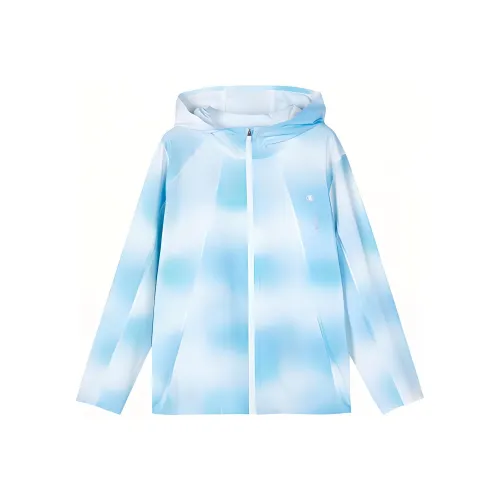 Skechers Kids Туристическая одежда Рендеринг Сине-белый Градиентный Дети Возраст 3-7 лет