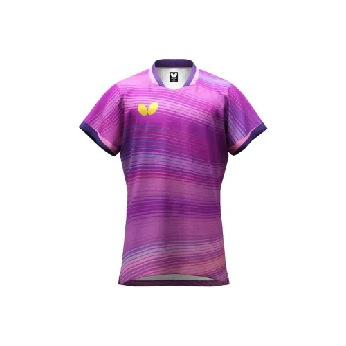 Детские рубашки Kids T с бабочковым фиолетовым цветом