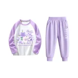 Цветок Оболочка/Фиолетовый+Фиолетовый [Весна-осень Тонкий]