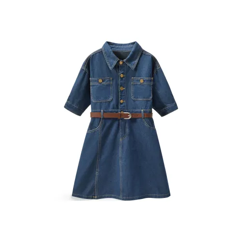 ASK Children's Dress Teenagers Dark Blue ASK Детское платье Подростки Темно-синий