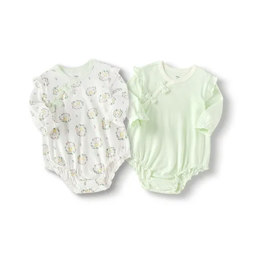 Balabala Комбинезон 2 пачки Белый Зеленый Тон для младенцев и малышей