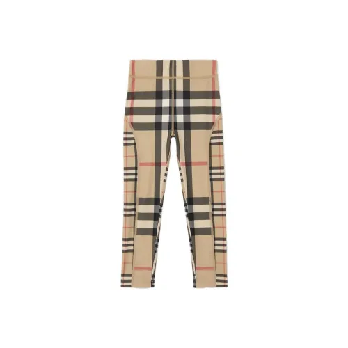 Burberry Бежевые Kids Брюки
