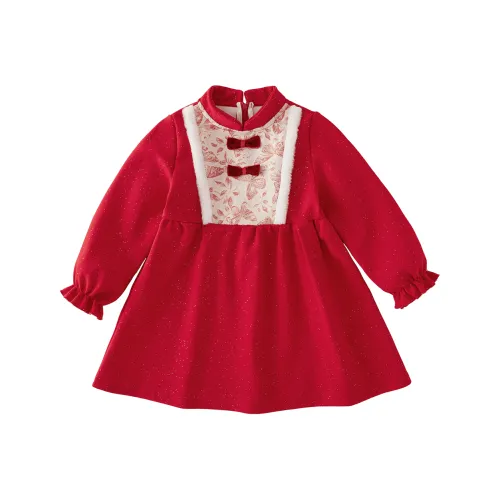 JELLYBABY Red Школьный возраст Платье