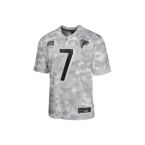 nike Dri FitNFL T-рубашка Bijan Robinson Atlanta Falcons Salute To Service зеленый камуфляж подростки