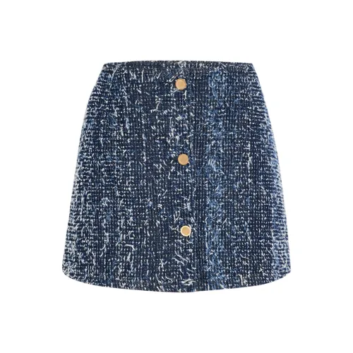 Рамка FW24 Джинсовые короткие юбки Женские Синий
