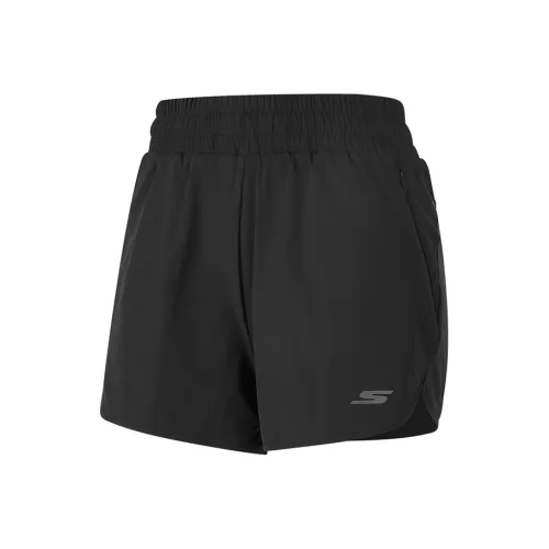 Skechers Угольный черный/0018 Женские спортивные шорты