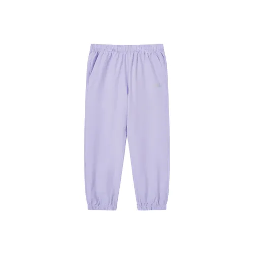 Подростки ERKE KIDS Вязаные Тренировочные Штаны Розовый Фиолетовый