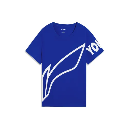 LINING YOUNG Sports Life Collection T-Shirt SS25 Crystal Blue Baby