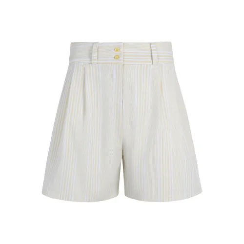 Adidas SS25 Спортивные шорты Женские Пудра Желтый