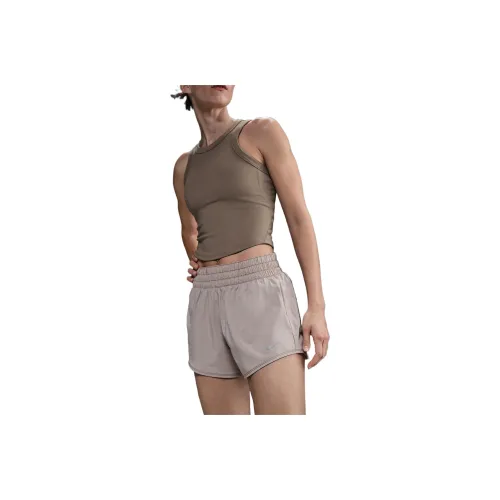 nike Dri Fit Спортивные шорты Женские Светло-коричневый