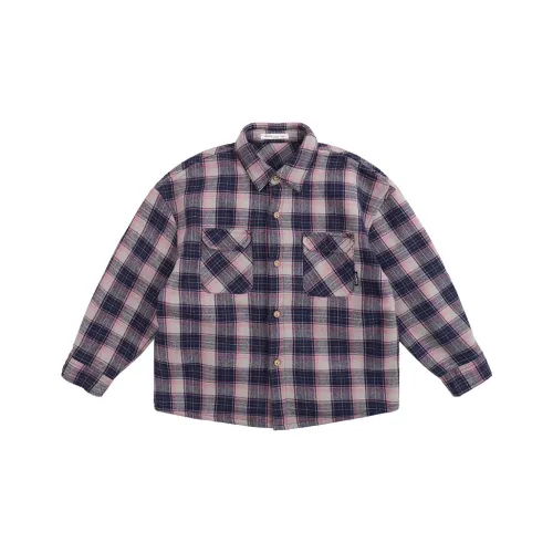 Pure and Good Рубашка Фиолетовая Клетка Подростки