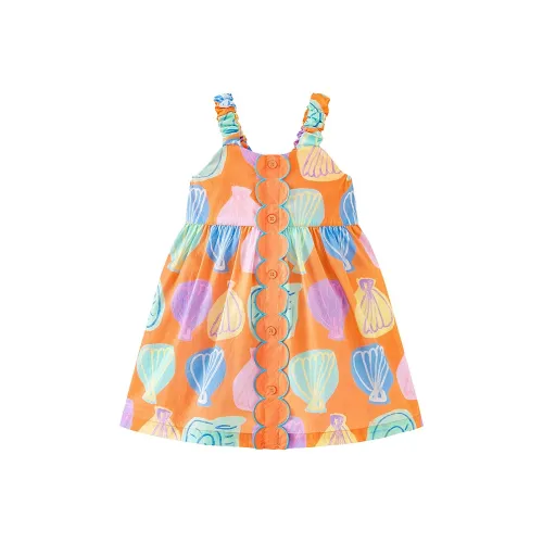 Mini Bala Платье Желто-синий Тон 00338 Дети Возраст 3-7 Лет