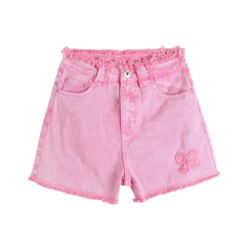 LALABOBO Джинсовые шорты Женские Розовый Деним
