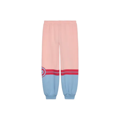 Детские GUCCI SS24 Вязаные Спортивные Штаны Розовые