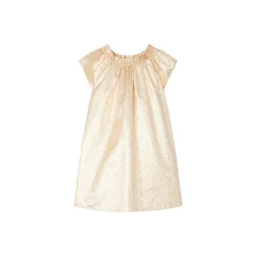 Bonpoint Бежевые Платья для Детей