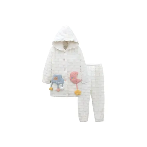 Purr Cow Пижамный комплект Айвори Белый Подростки