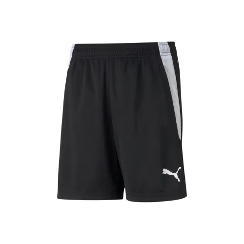 PUMA Короткий Немецкий размер (DE) Football TeamLIGA Enfant ET Adolescent Шорты Детский Черный