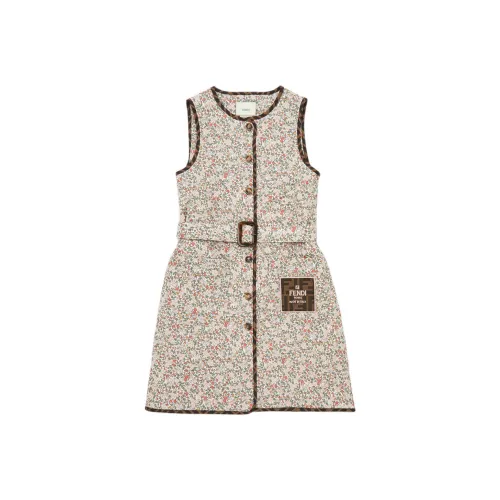 FENDI Платье FW24 Многоцветное Детское