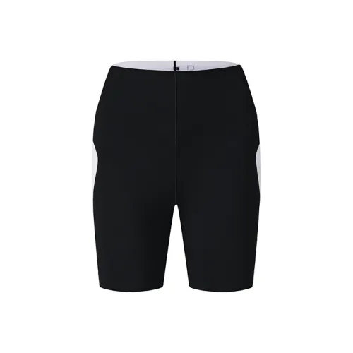 FILA Фитнес Темно-черные Женские Спортивные Шорты