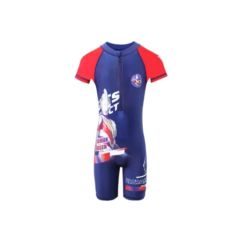 ULTRAMAN Облегающий детский купальник для детей 3-7 лет Teliqa Шафран