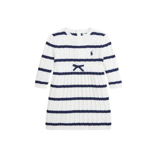 Polo Ralph Lauren Платье Сине-белый Infant и Toddler