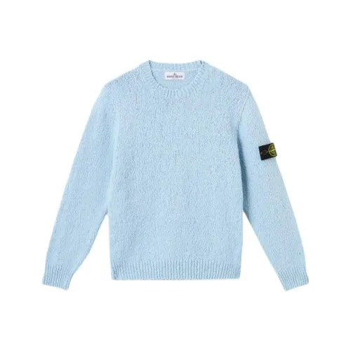 STONE ISLAND Небесно-голубой Детские дошкольные свитеры