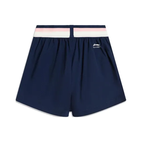 LINING YOUNG Sports Life Collection Шорты Детские Темный Корабельный Синий