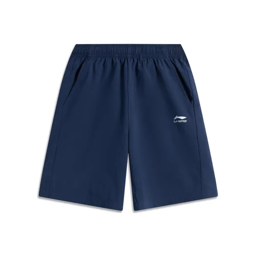 LINING YOUNG Sports Life Collection Шорты Детские Темный Корабельный Синий