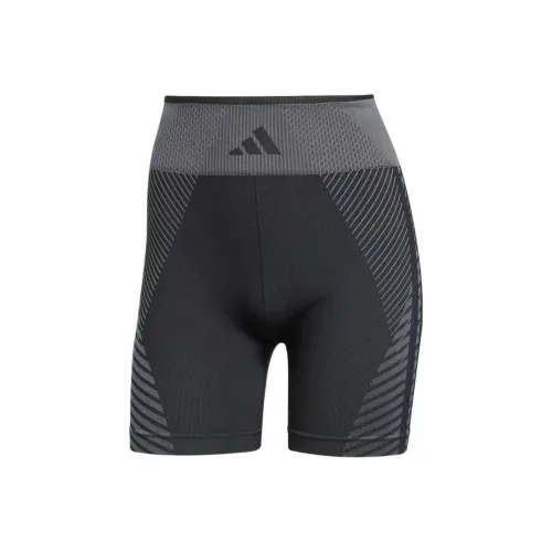 Adidas Вязаная модель Тренировки 5' Леггинсы CLIMACOOL Спортивные шорты Женские Черный серый