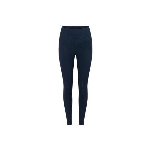 LORNA JANE Stride Washed Rib Ankle Biter Leggings Sports Pants Women's Dark Blue LORNA JANE Stride Washed Rib Ankle Biter Leggings Спортивные брюки Женские Темно-синий