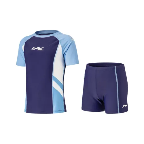 LINING YOUNG Детский купальник Темно-фиолетовый Синий Подростки