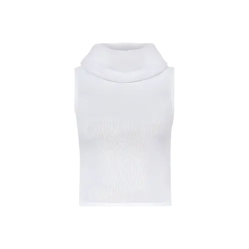 Alaia SS23 T Рубашка Женская Белая