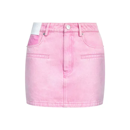 Ann Andelman Джинсовые короткие юбки Женские Розовый