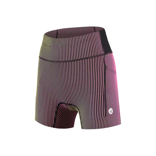 BMAI Бег Шорты Женские Ослепительный цвет Элегантный черный