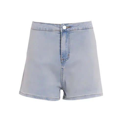 OROI Джинсовые шорты Женские Желтый Грязь