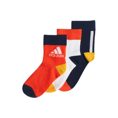 Adidas Носки 3 пачки апельсин детский