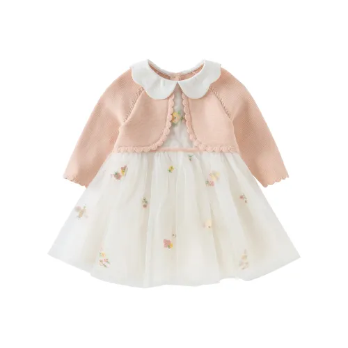 DAVE BELLA Платье Оранжевое Розовое для детей 3-7 лет