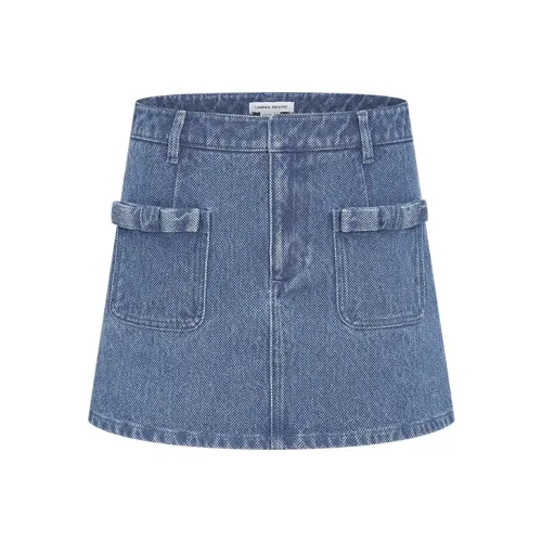 URBAN REVIVO Джинсовые короткие юбки Женские